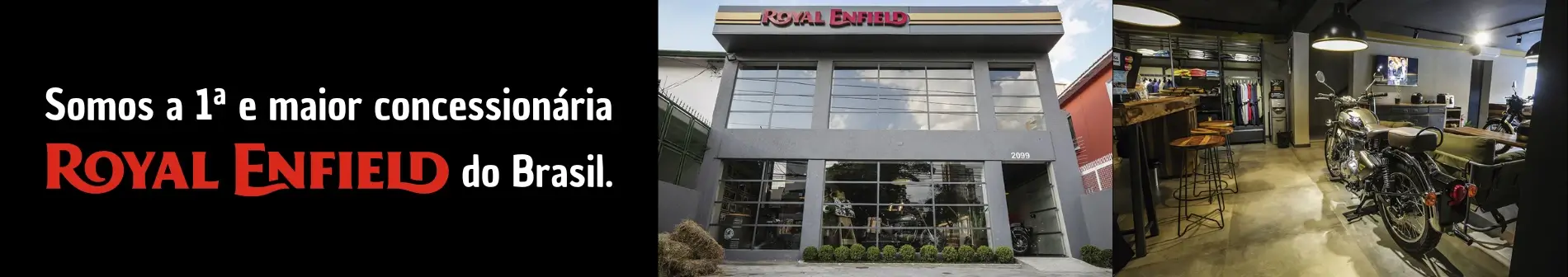 Primeira loja Royal Enfield no Brasil